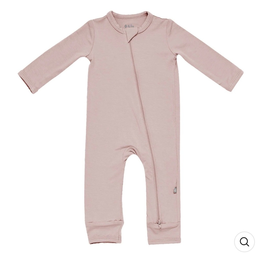 Kyte baby zipper romper in sunset